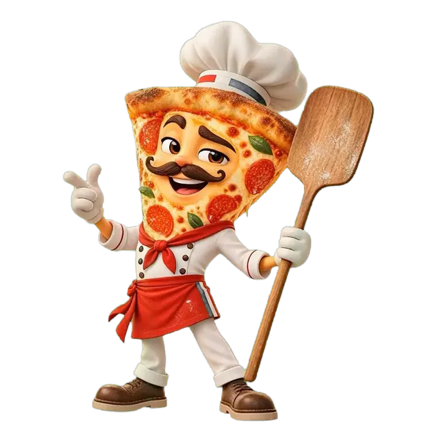 Mascote Pizzaiolo